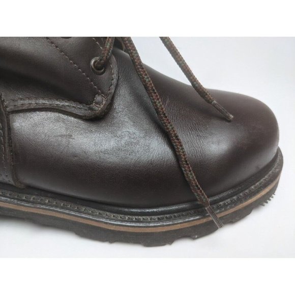 Vintage Red Wing Boots Men 8.5  D Red  Leather Military Combat Made in USA main image 11